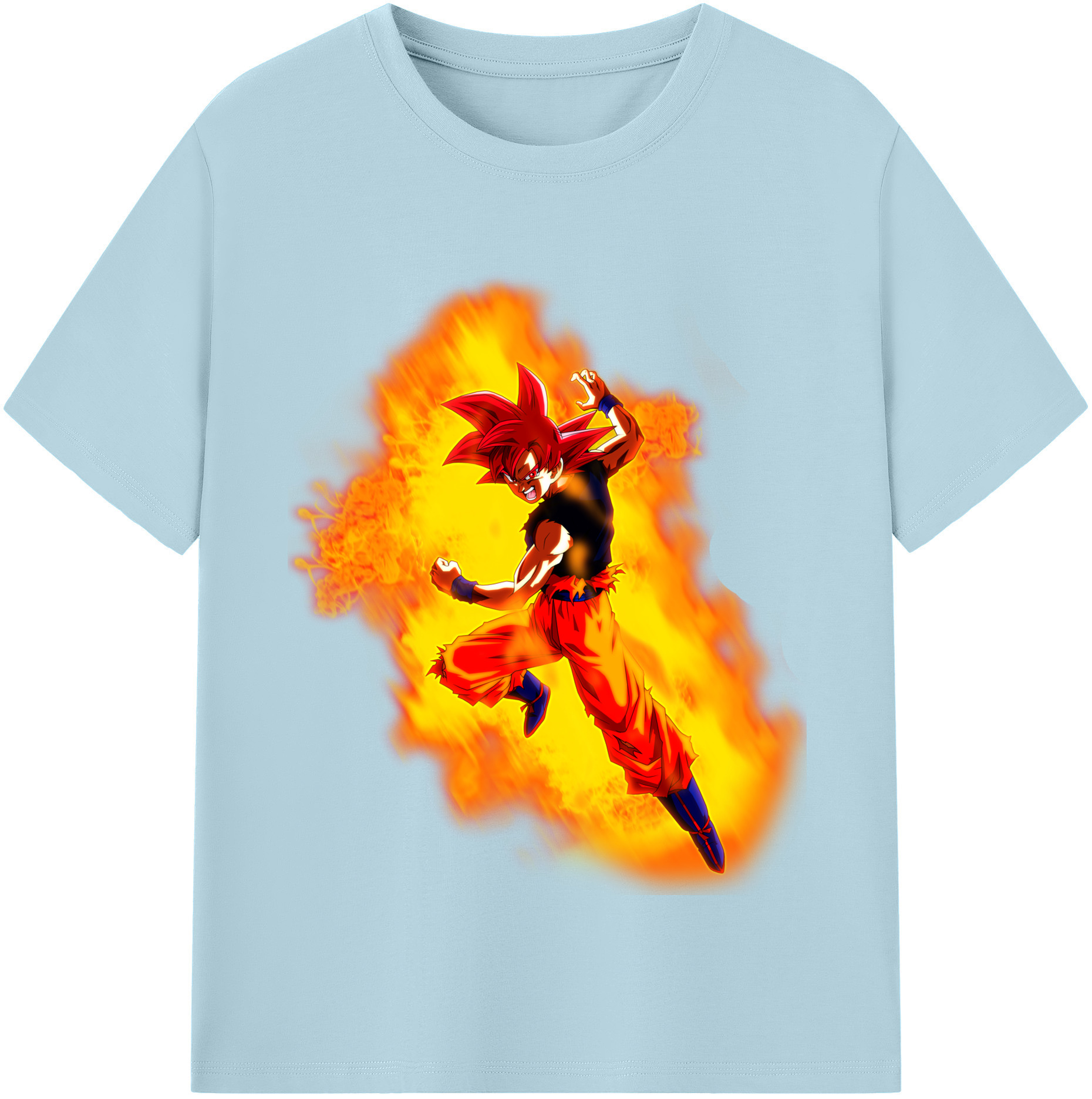 （画像用） ドラゴンボール 孫悟空（そん ごくう）Son Goku カカロット DRAGON BALL Kakarotto 綿100％半袖Tシャツ（フロントプリント）